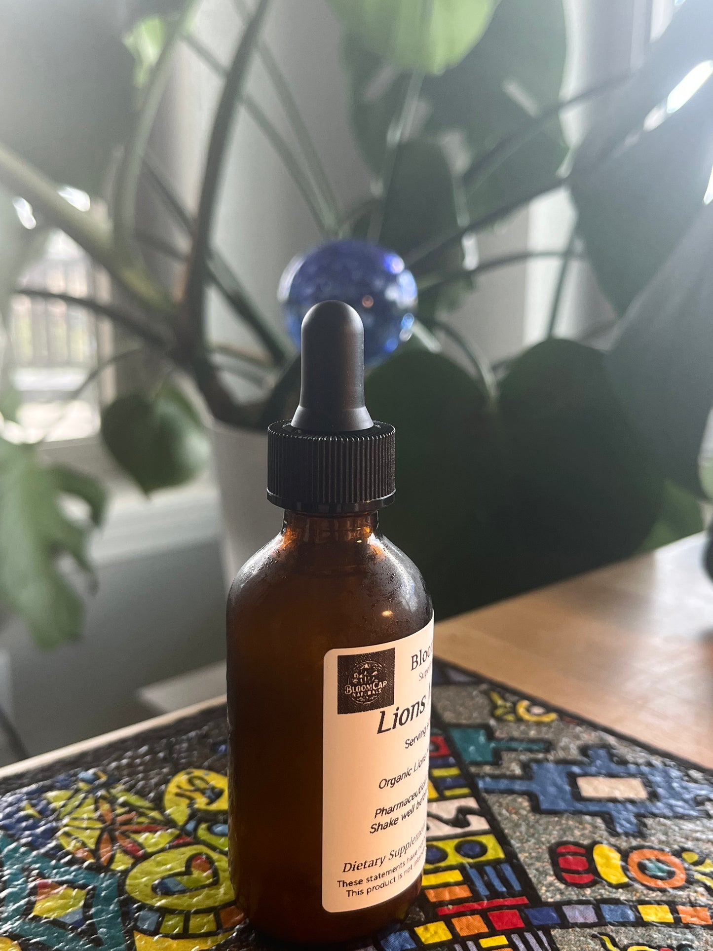 Organic Lion’s Mane Dual-Extract Tincture Focus • Memory • Nerve Support | 2 fl oz