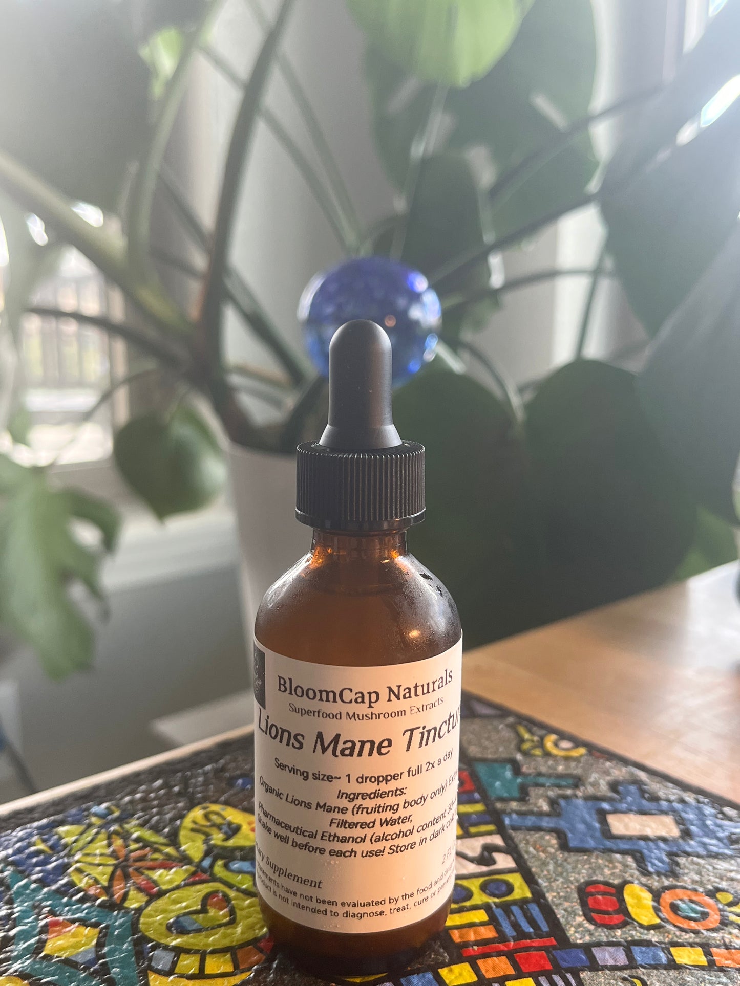 Organic Lion’s Mane Dual-Extract Tincture Focus • Memory • Nerve Support | 2 fl oz