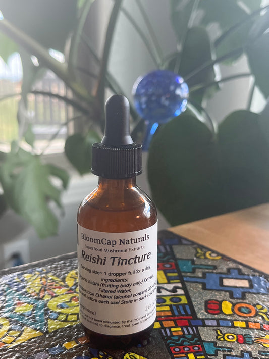 Organic Reishi Dual-Extract Tincture  Immune Balance • Stress Support | 2 fl oz